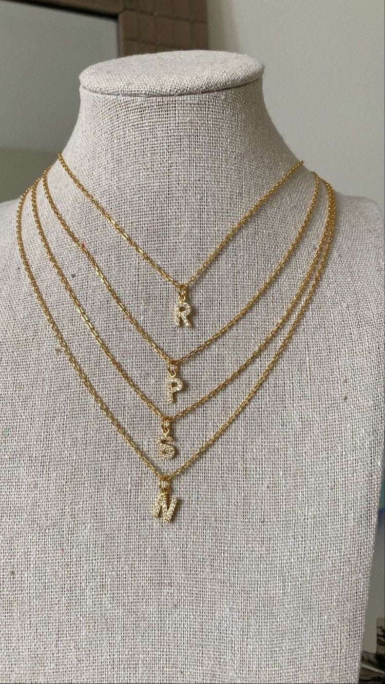 Initial necklace