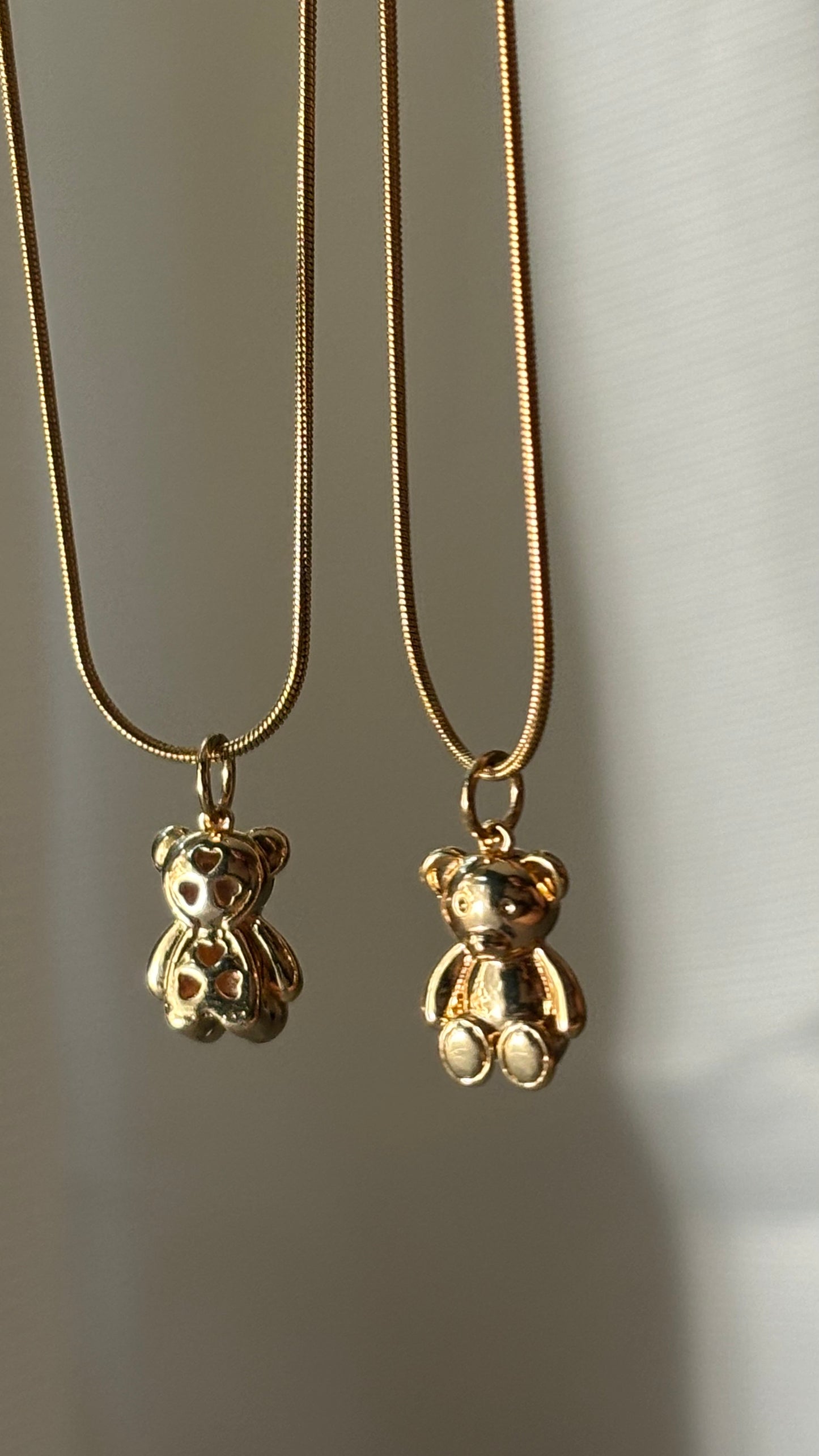 Teddy bear necklace