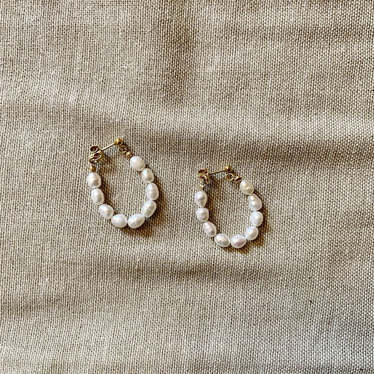 Pearl earrings