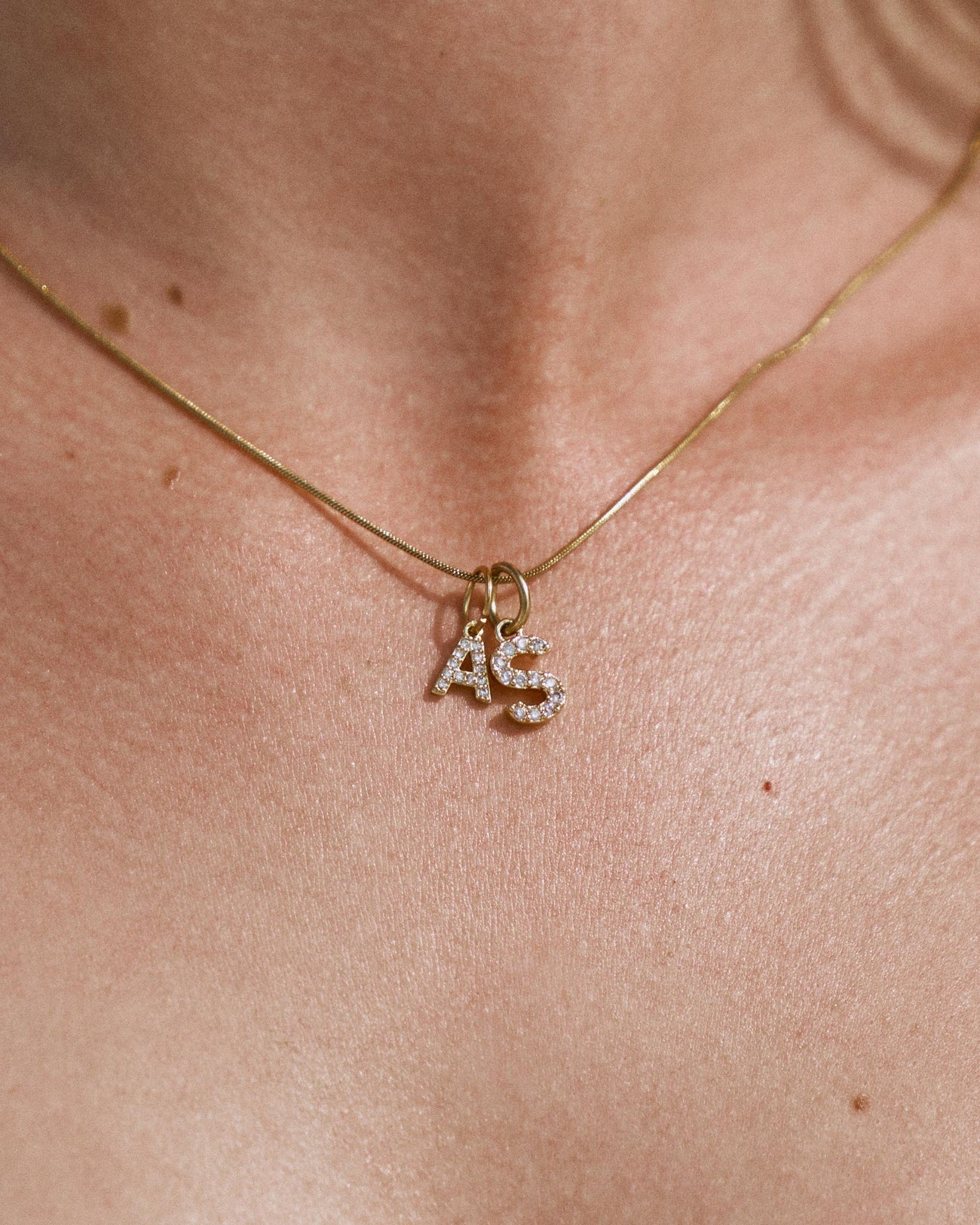 Initial necklace