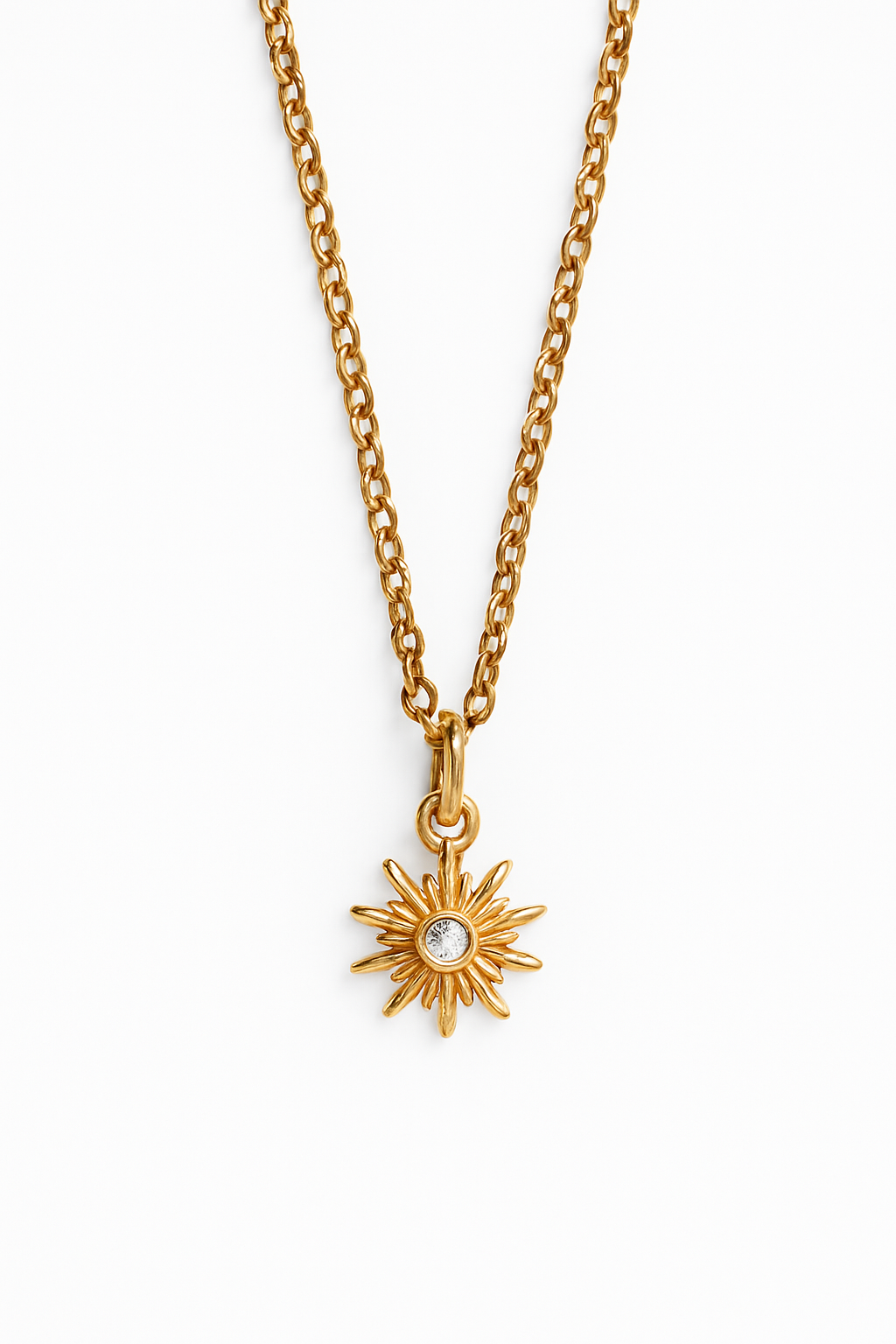 Baby sun necklace