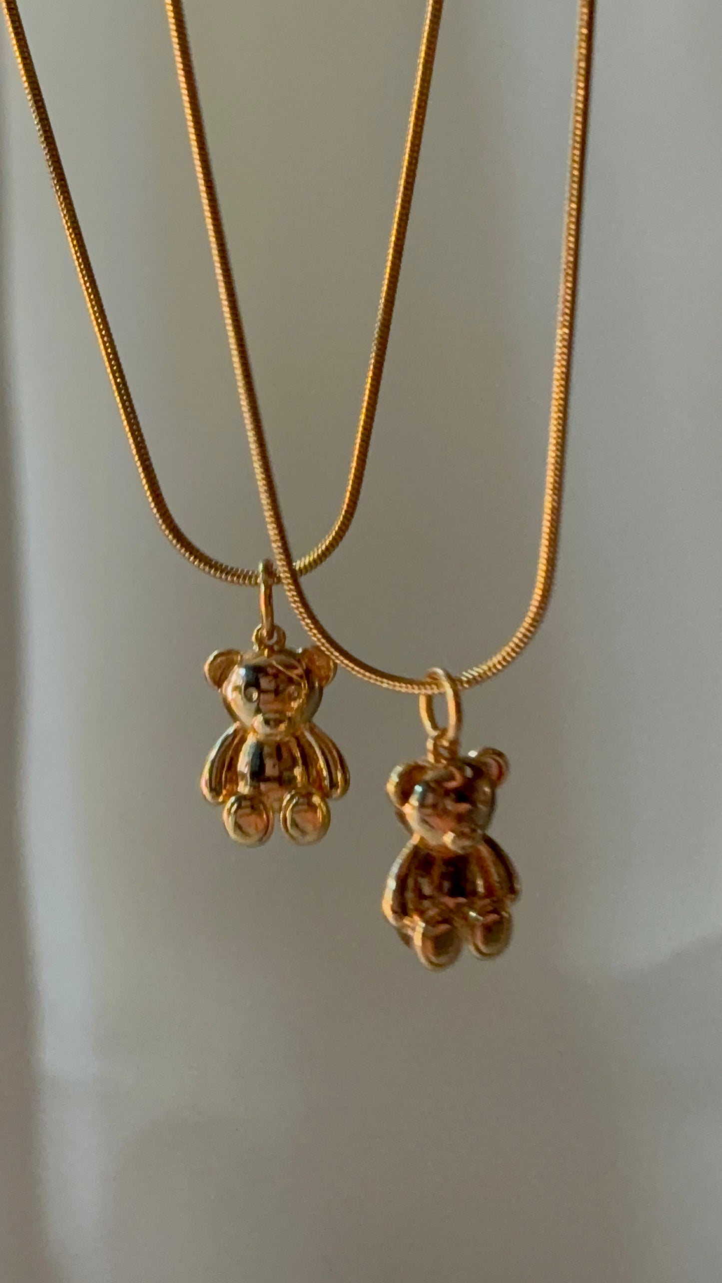 Teddy bear necklace