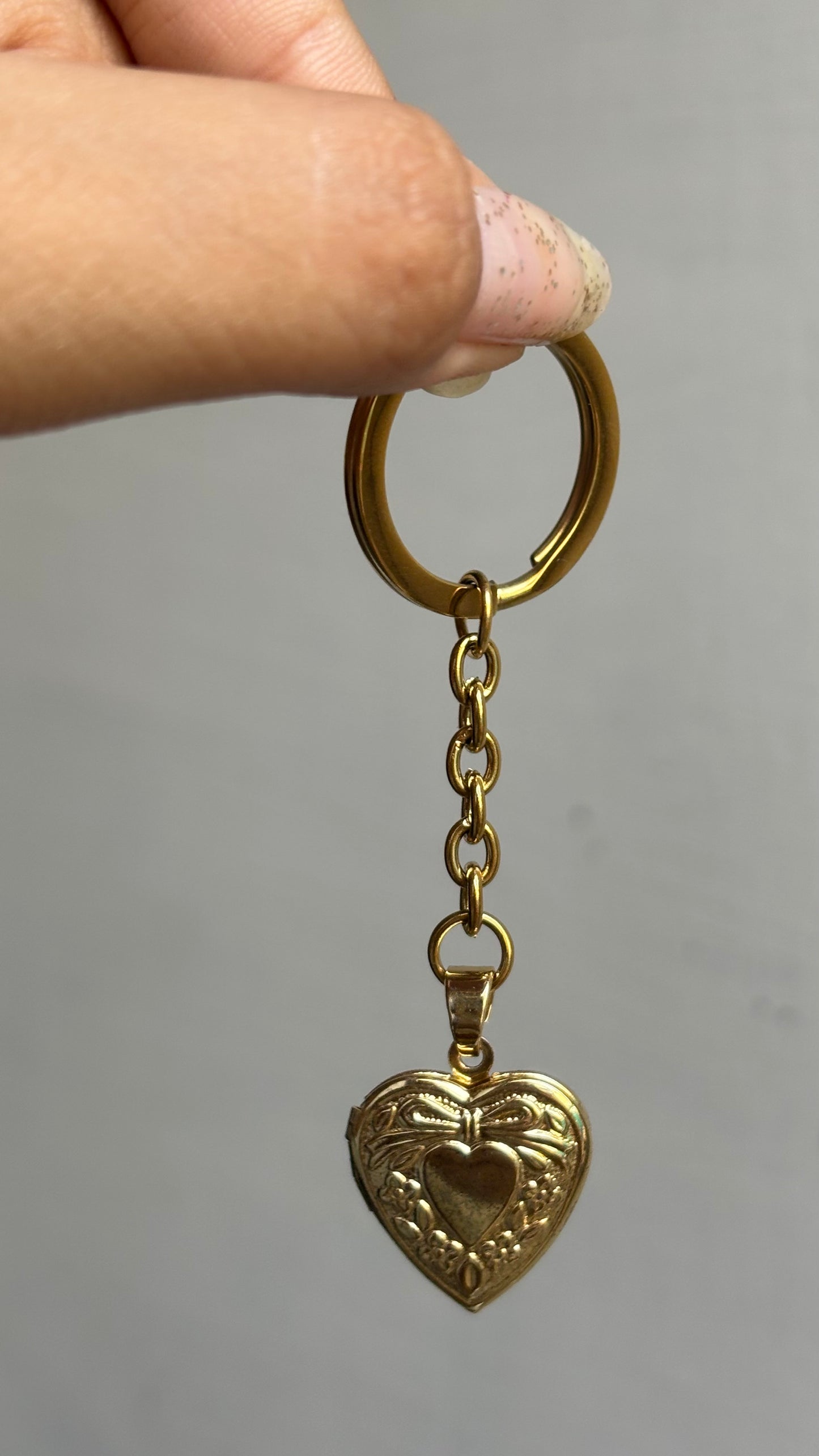 Locket keychain