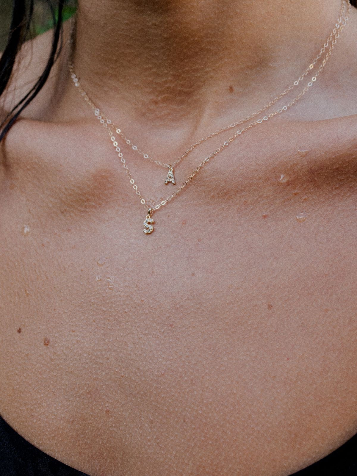 Initial necklace