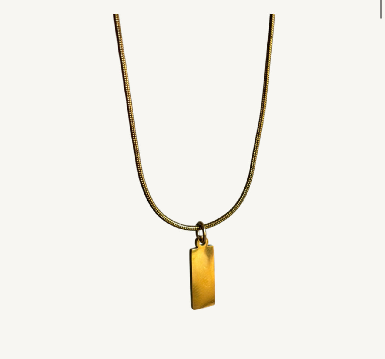 Initial necklace