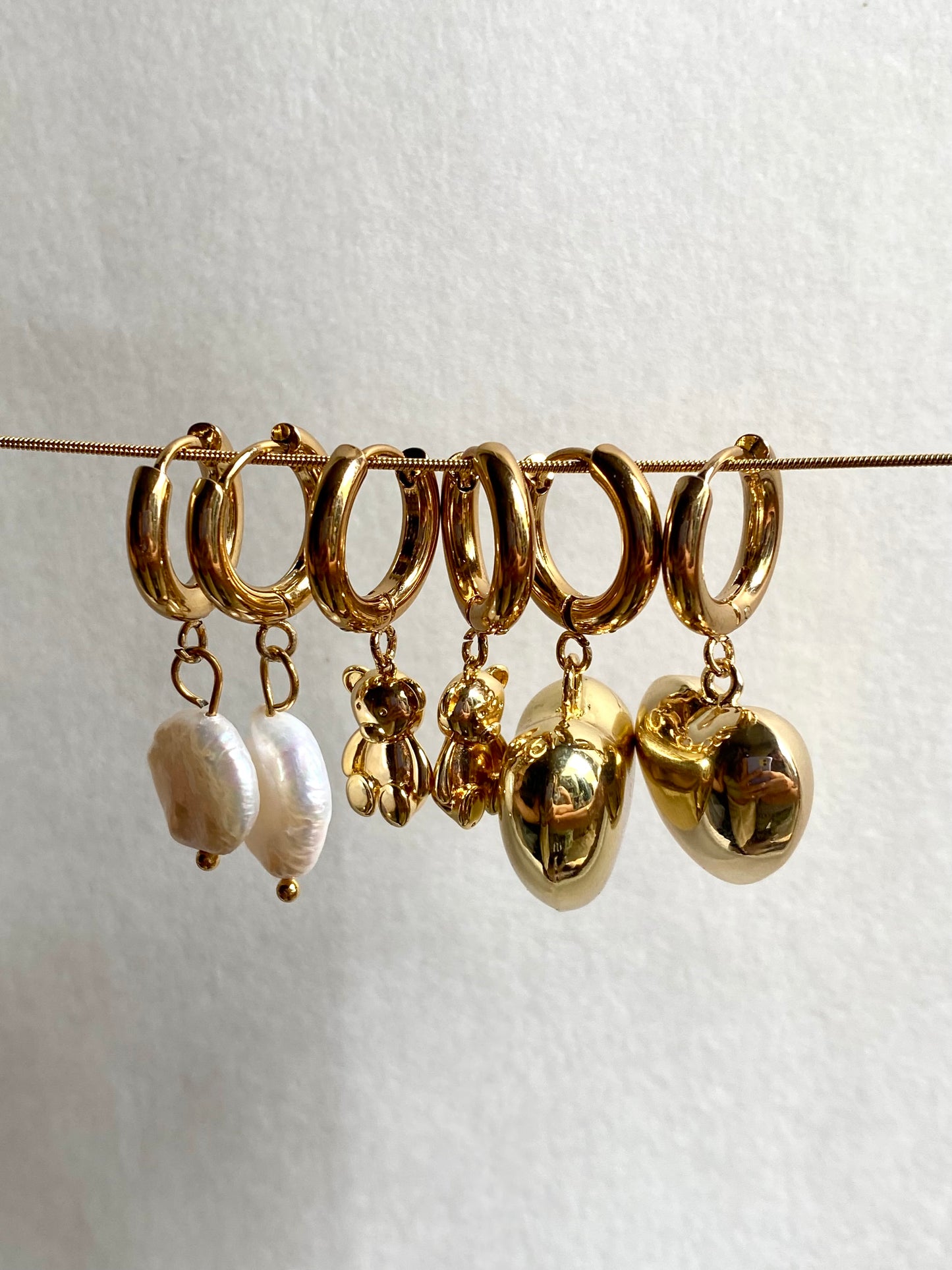 Pearl earrings