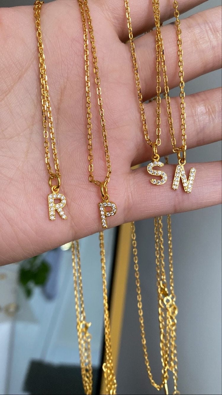 Initial necklace