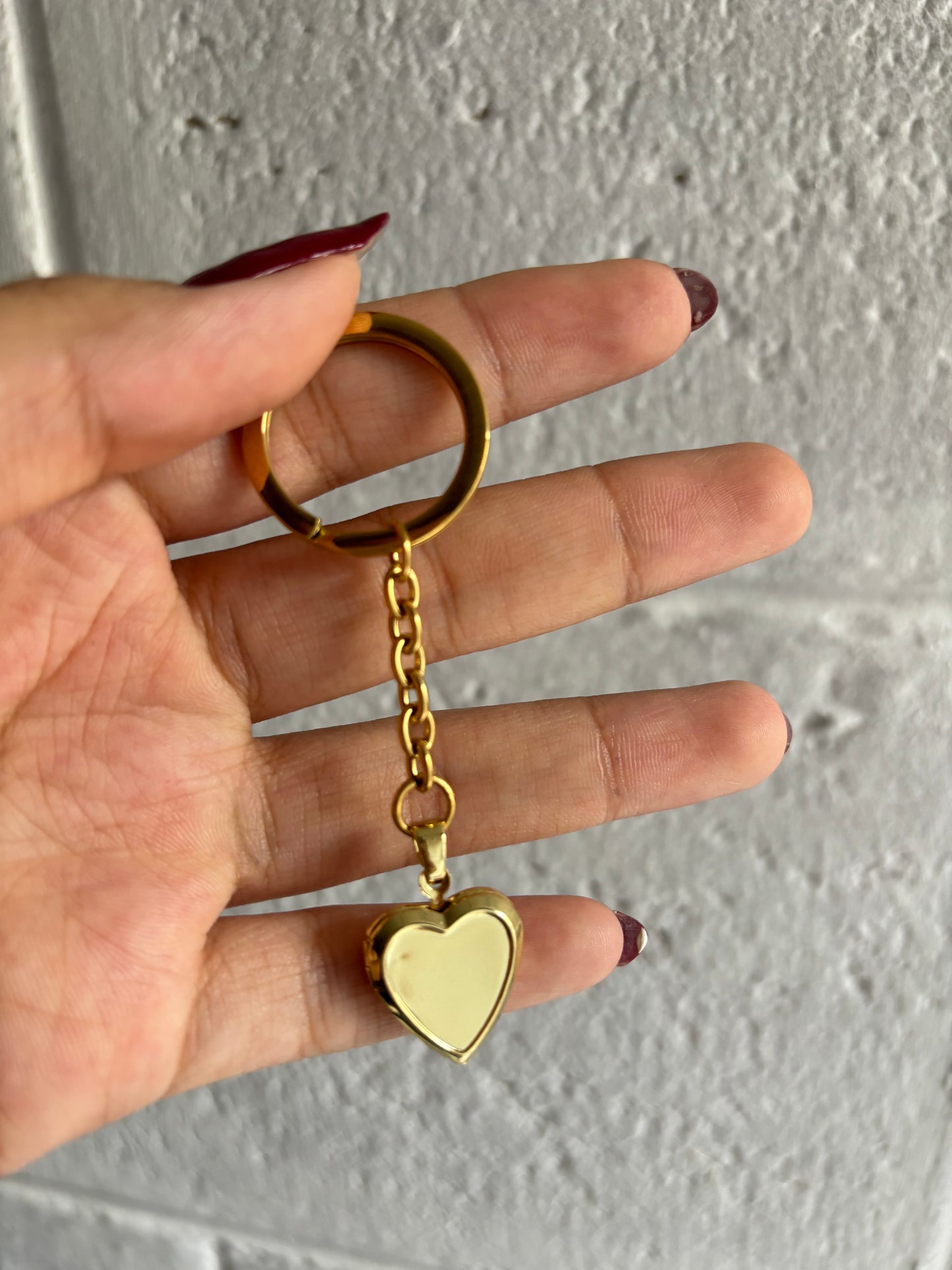 Locket keychain