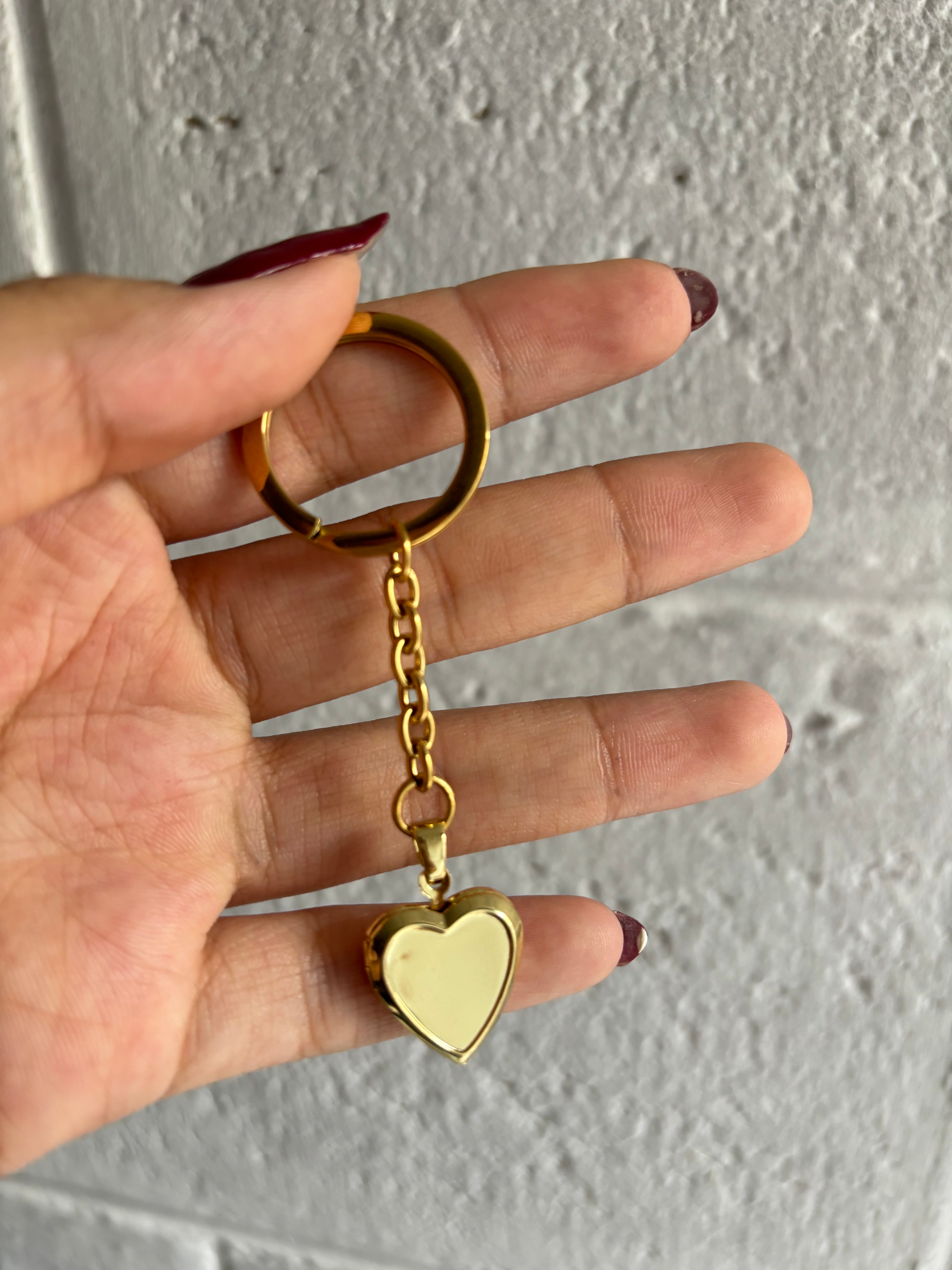 Locket keychain