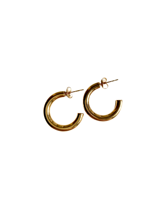 Media luna earrings
