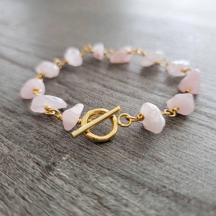 Rose quartz bracelet