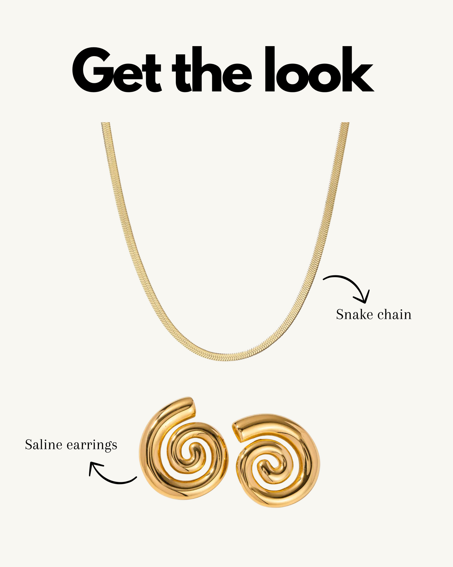 Snake chain necklace