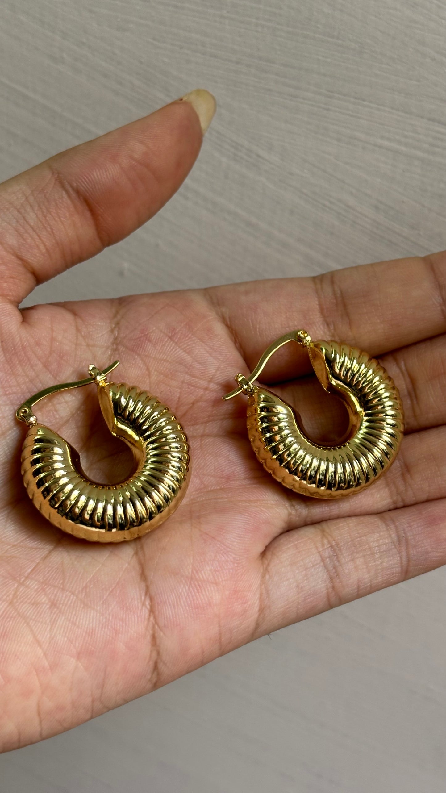 Argollas chunky