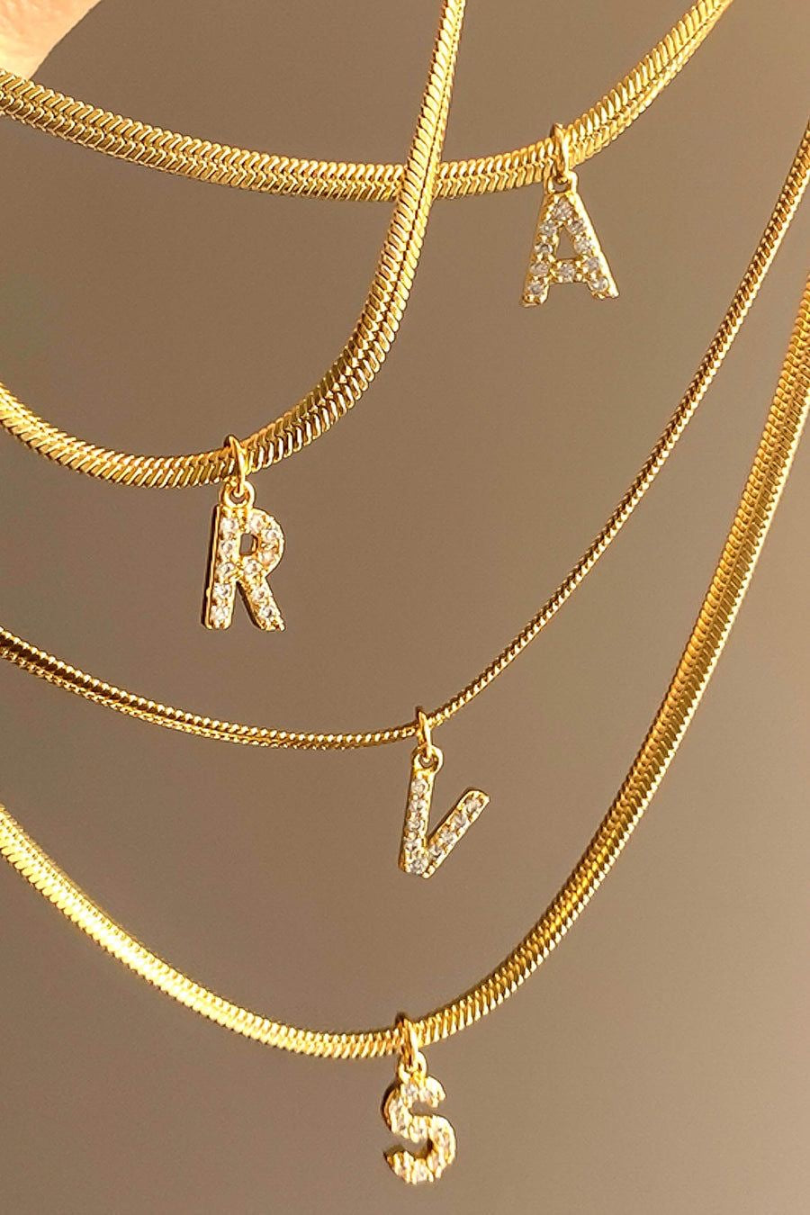 Initial necklace