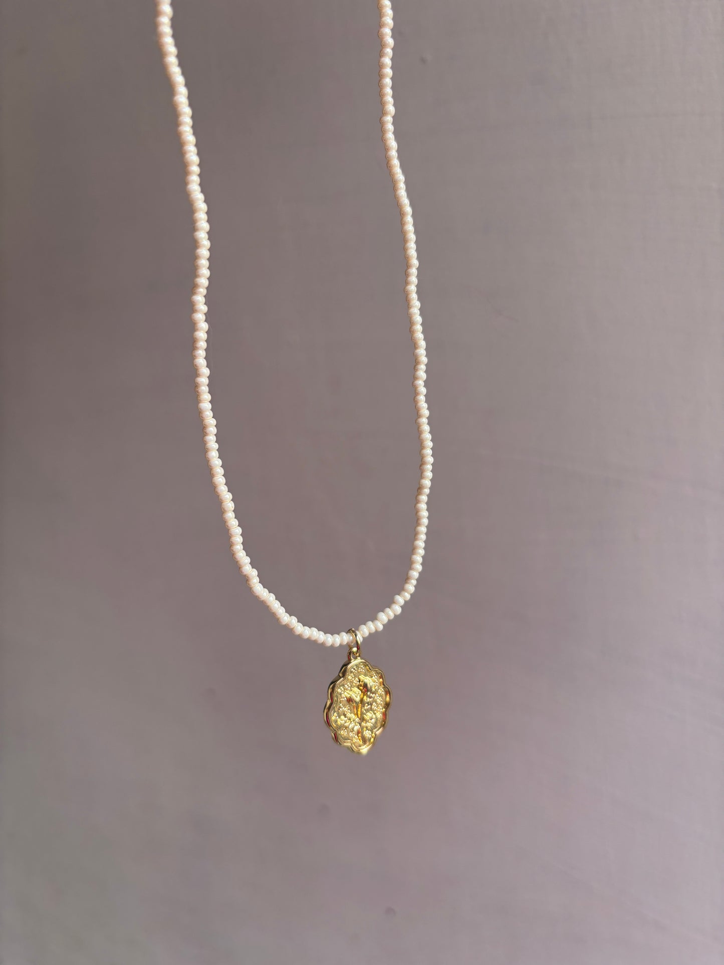 Sunflower necklace