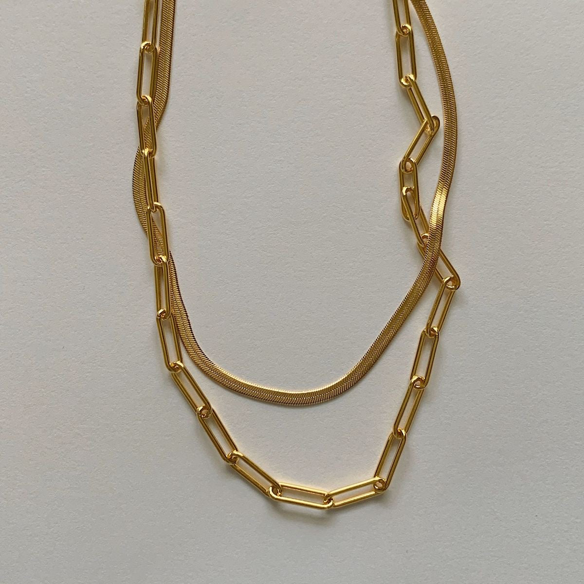Paper clip chain