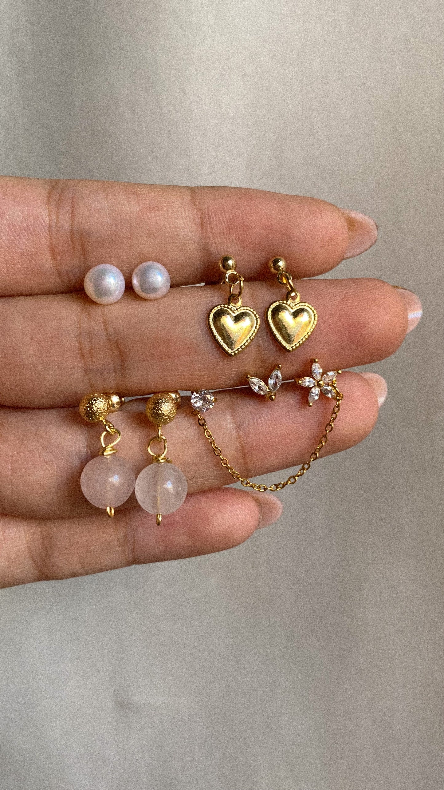 Pearl earrings
