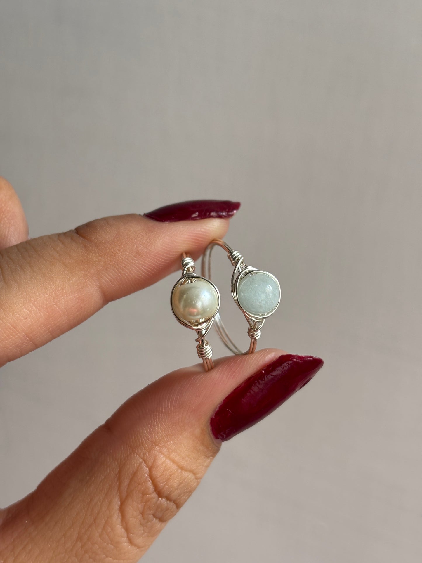 Aquamarine ring