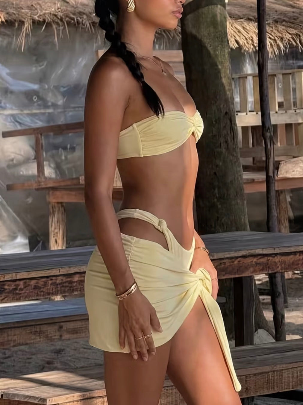 Bikini butter yellow