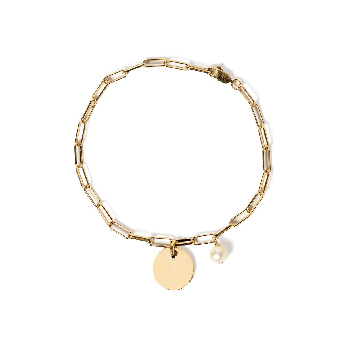 Pulsera paper clip personalizada