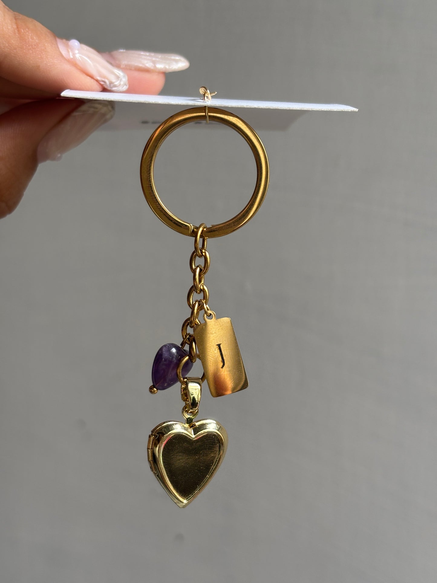 Locket keychain
