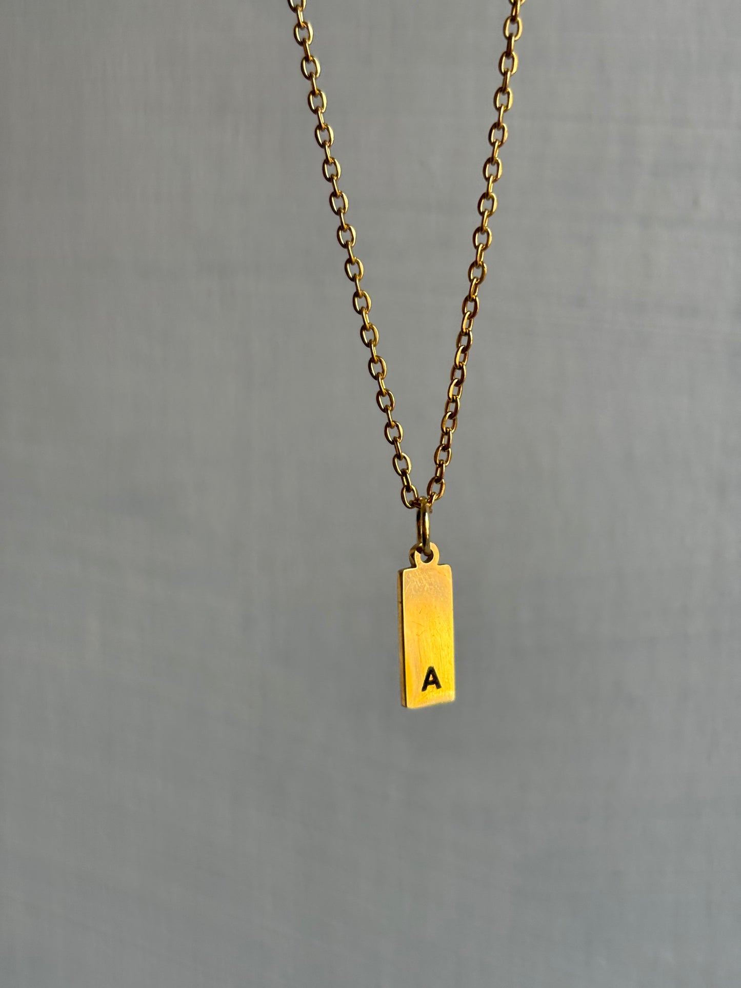 Initial necklace