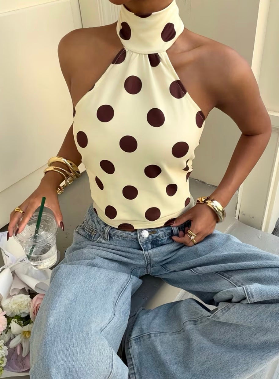 Top polka dots