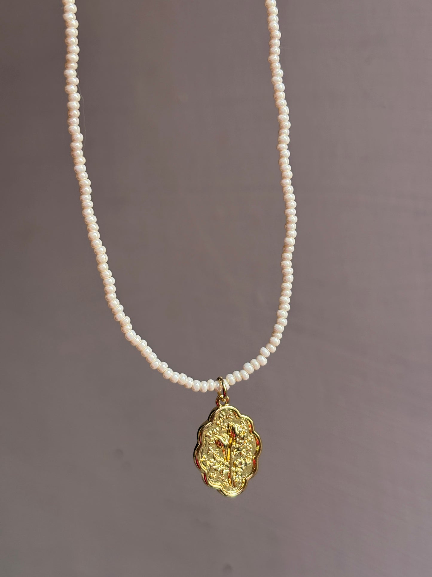 Sunflower necklace
