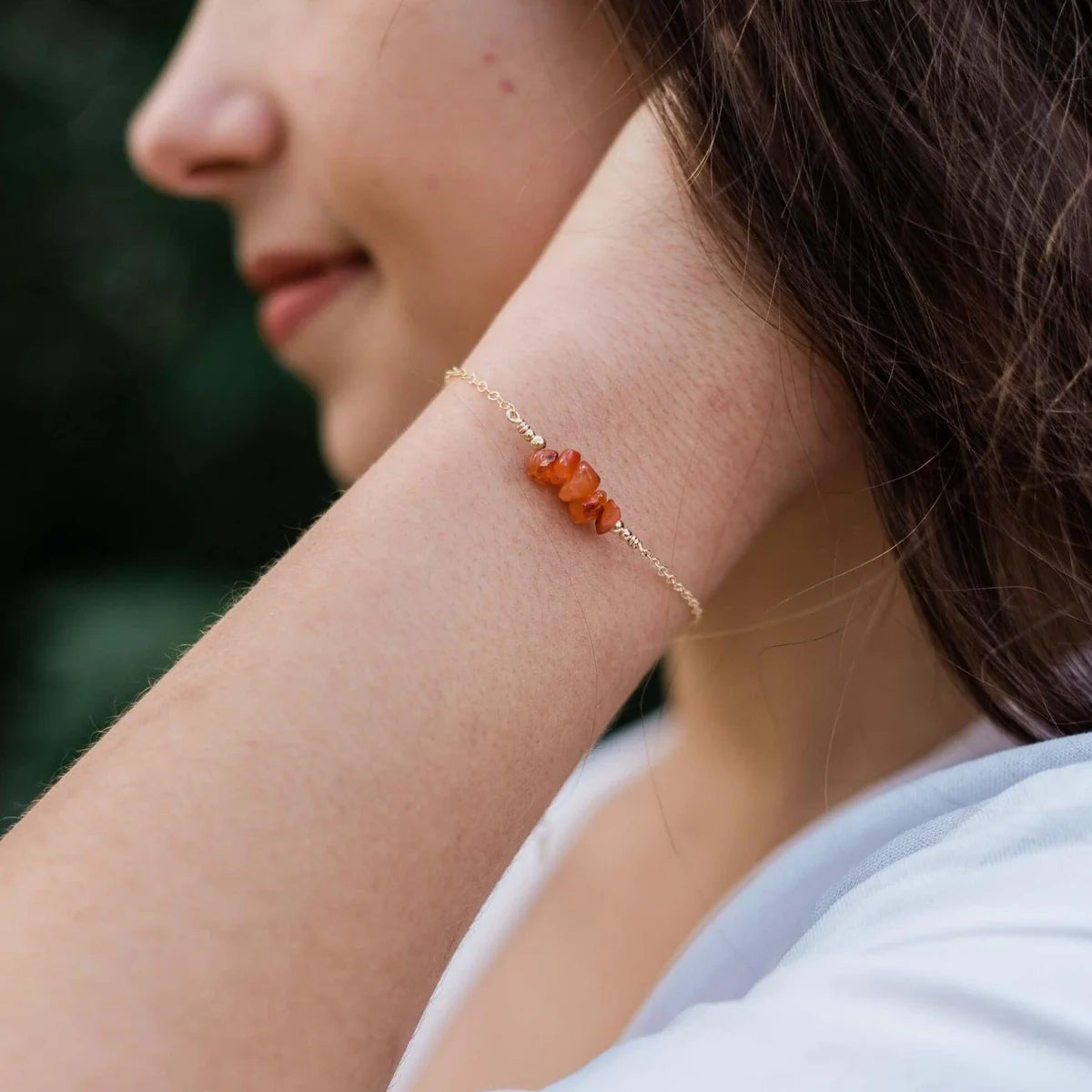 Orange bracelet