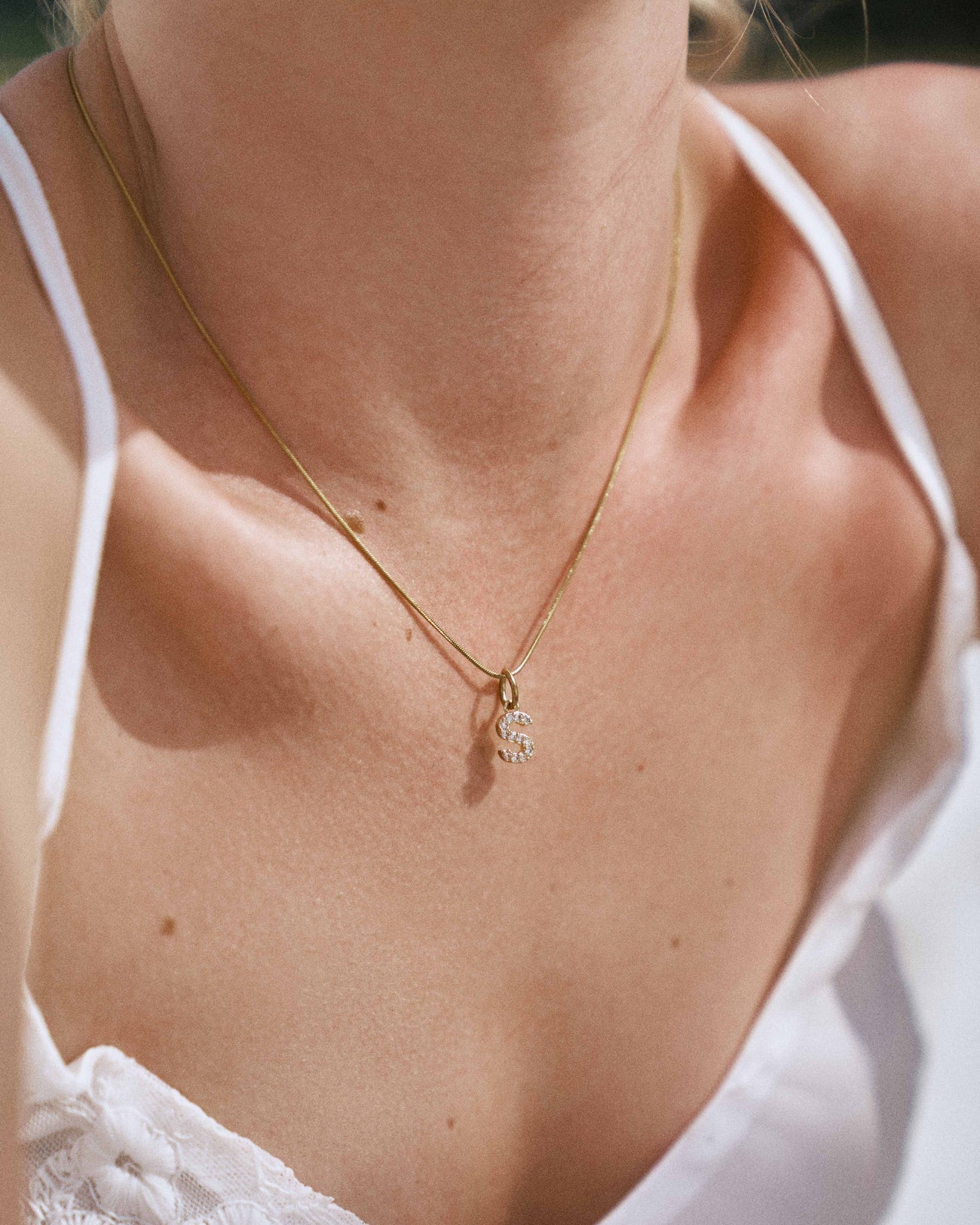 Initial necklace