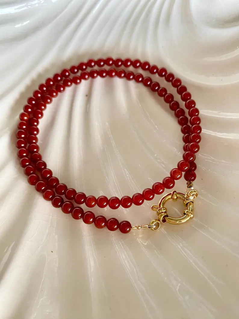 Red quartz