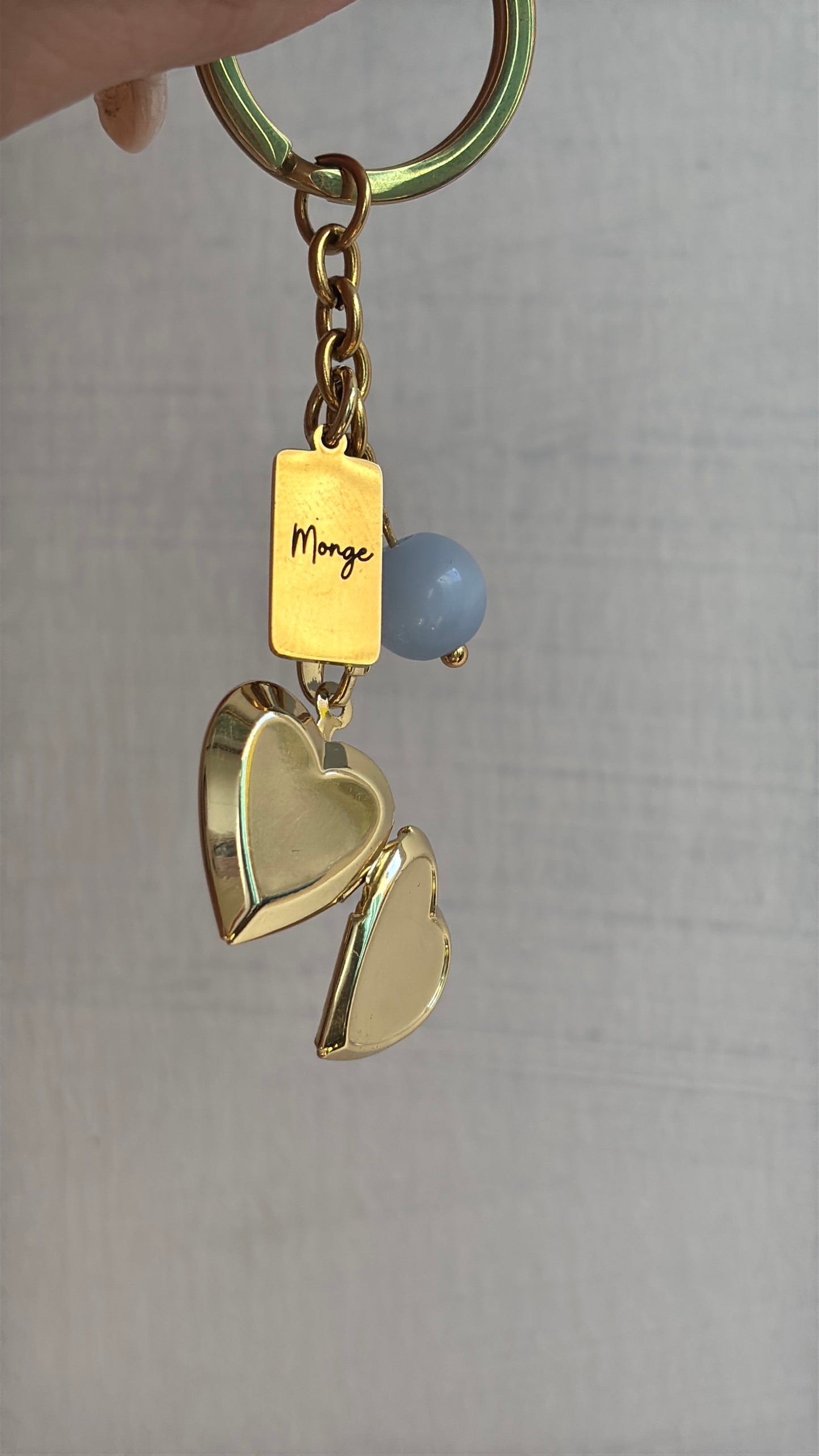 Locket keychain