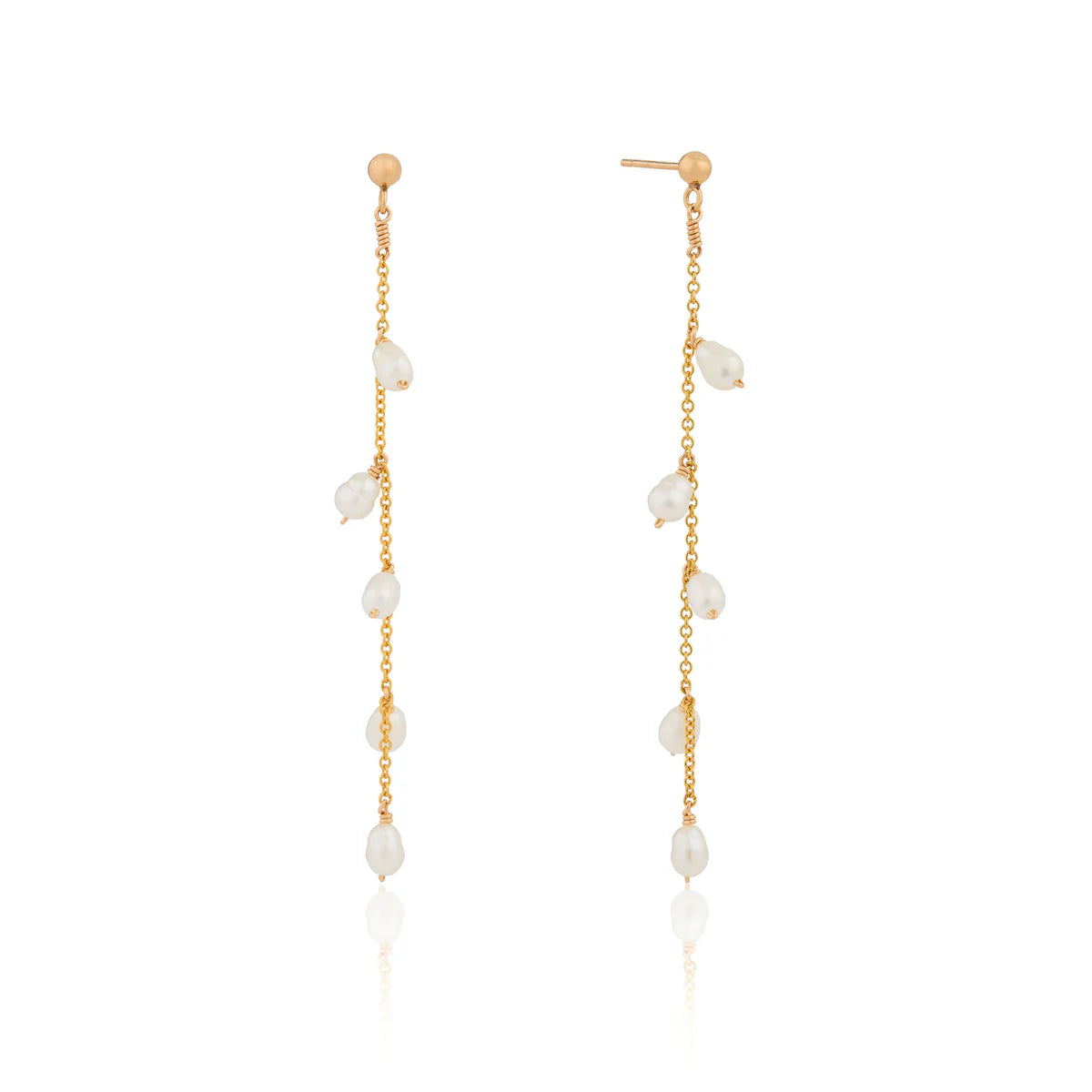 Rain blanche earrings
