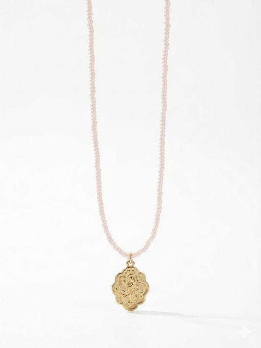 Sunflower necklace