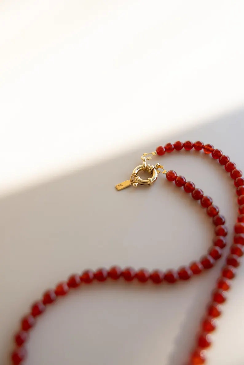 Red quartz