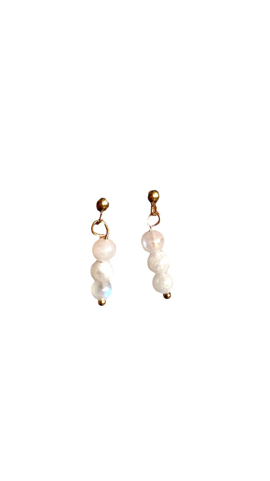 Moonstone earrings