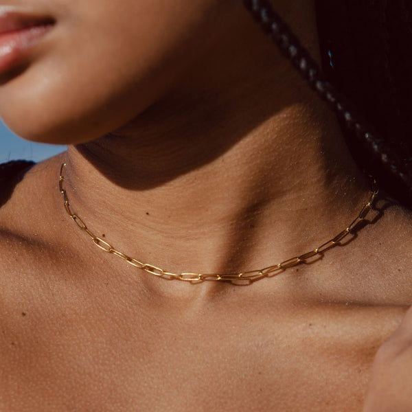 Paper clip chain