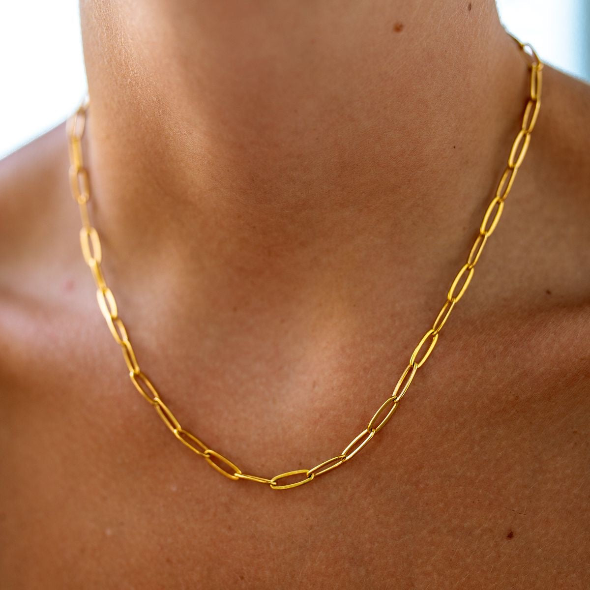 Paper clip chain