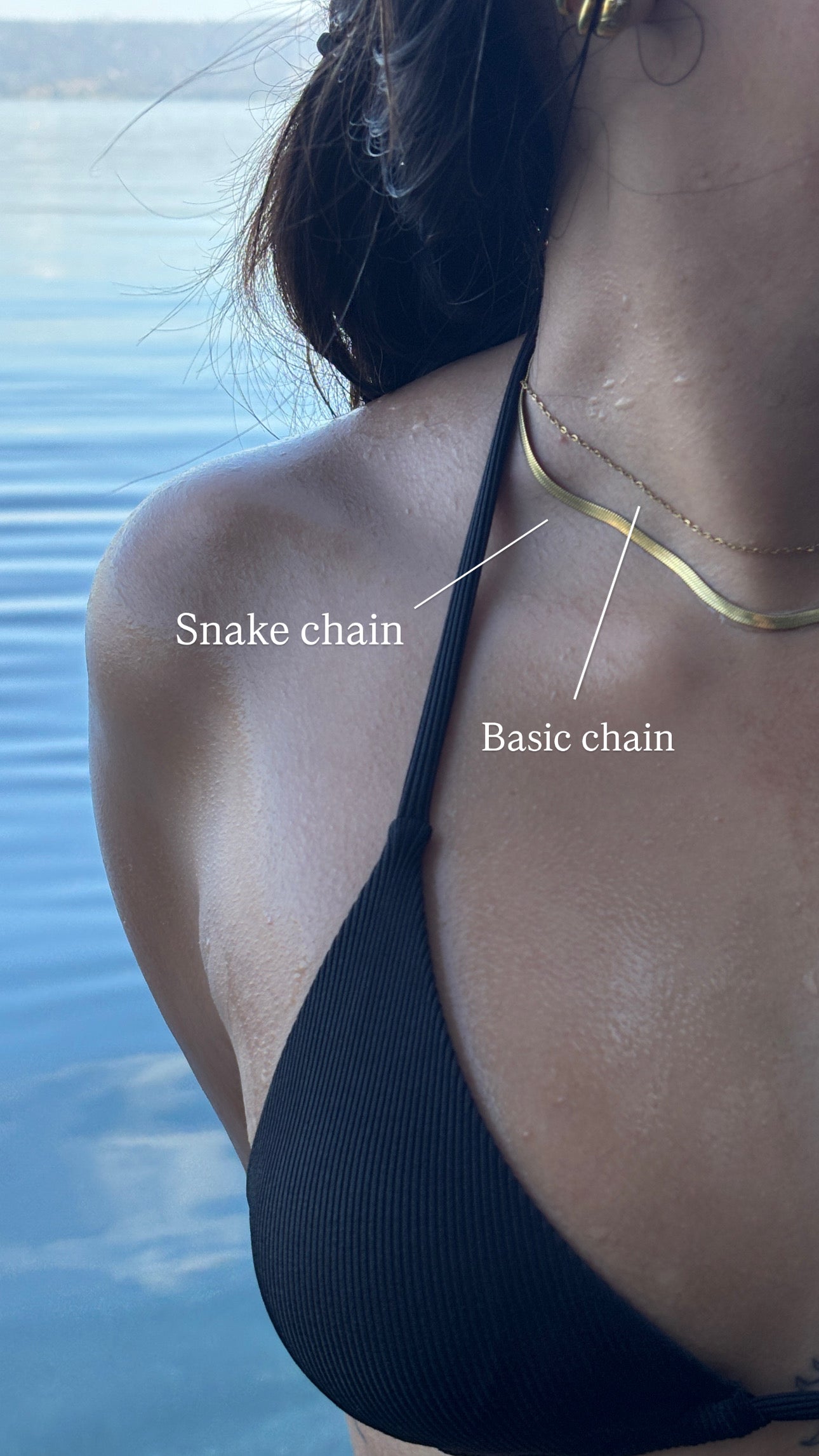 Snake chain necklace