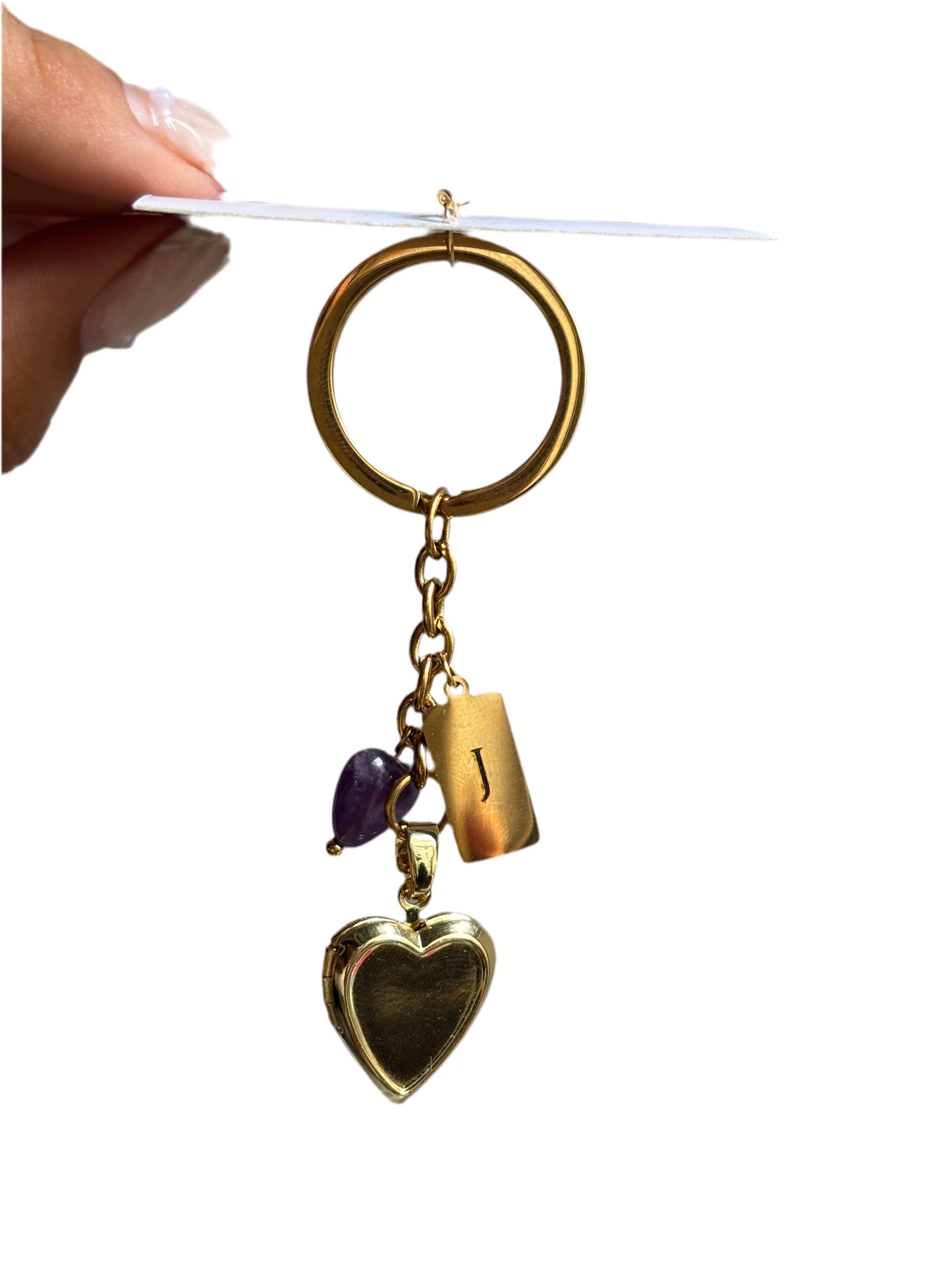 Locket keychain