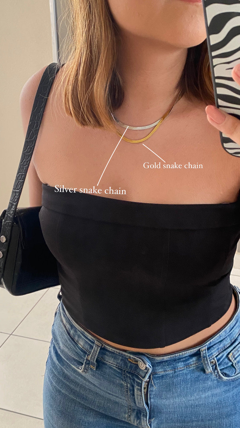 Snake chain necklace