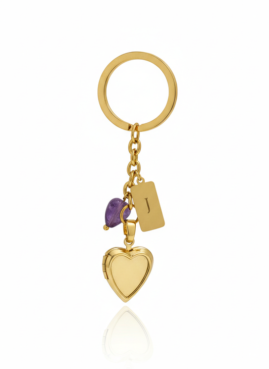 Locket keychain