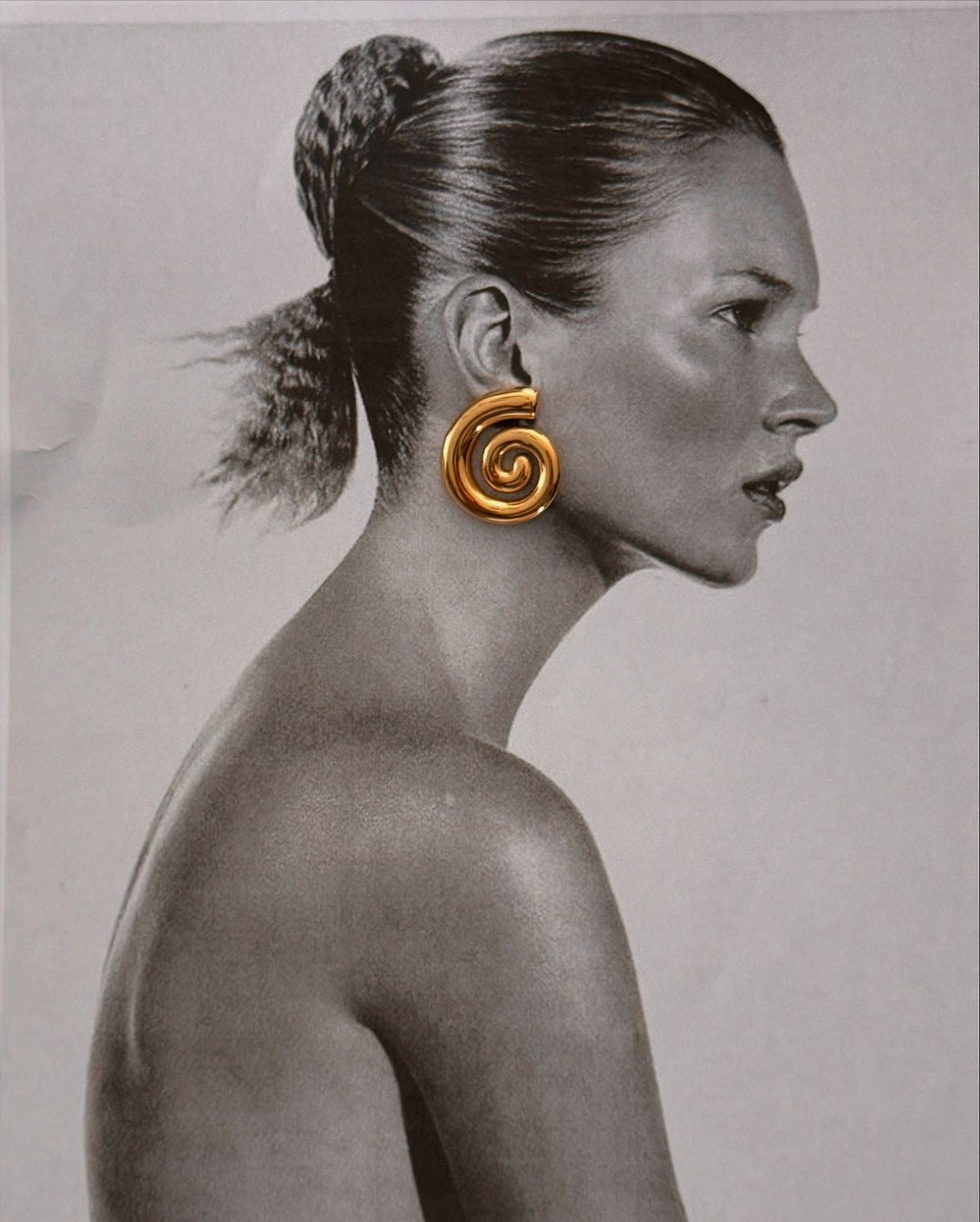 Saline earrings