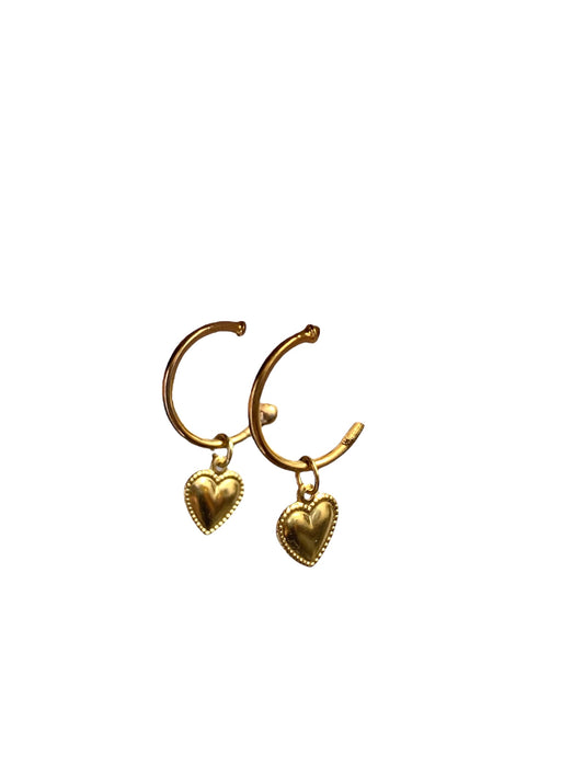 Mini heart earrings