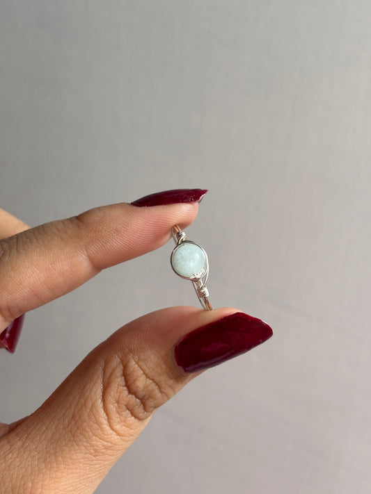 Aquamarine ring