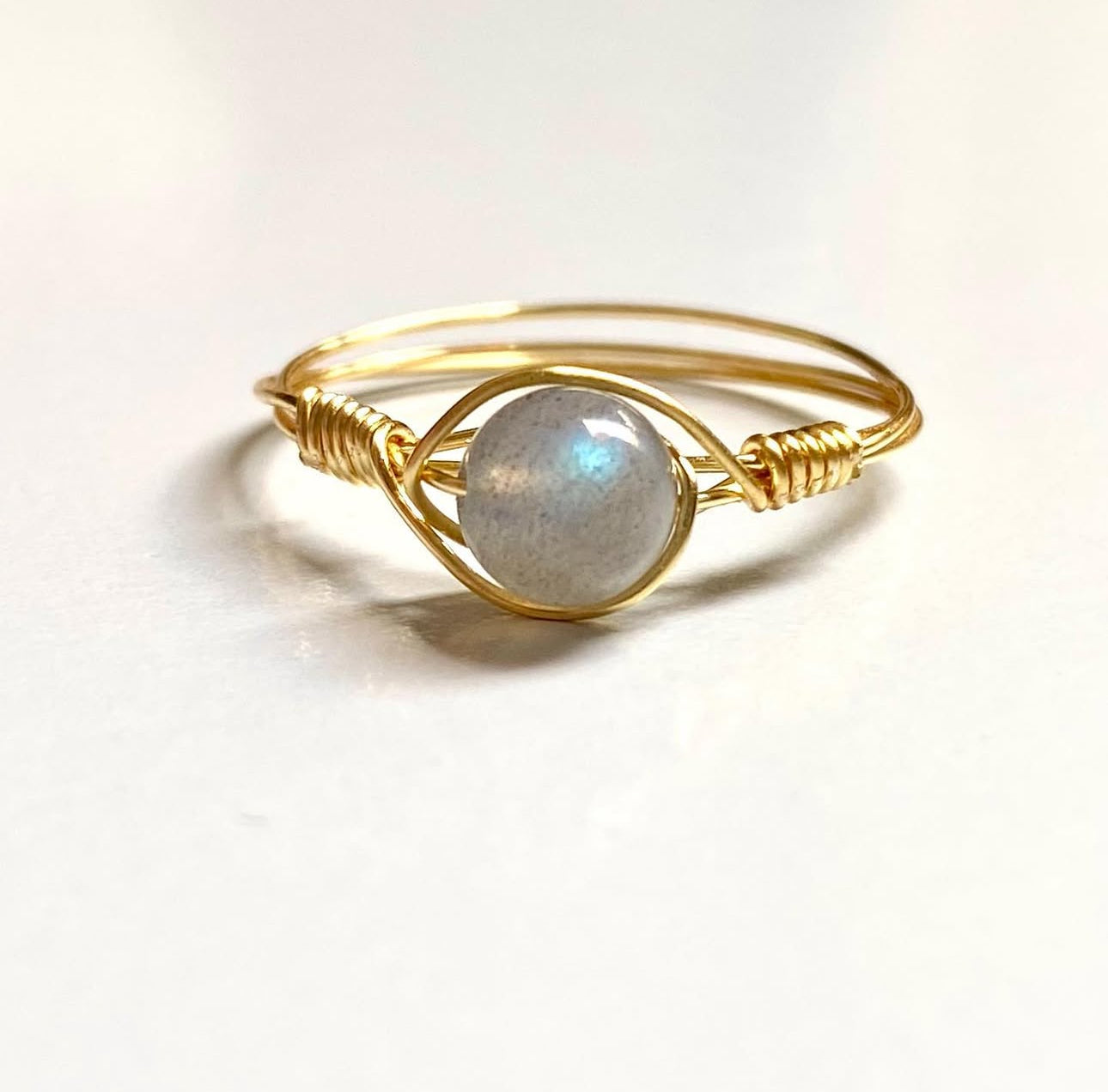 Labradorite ring