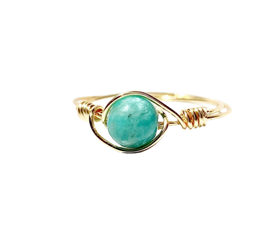 Amazonite ring
