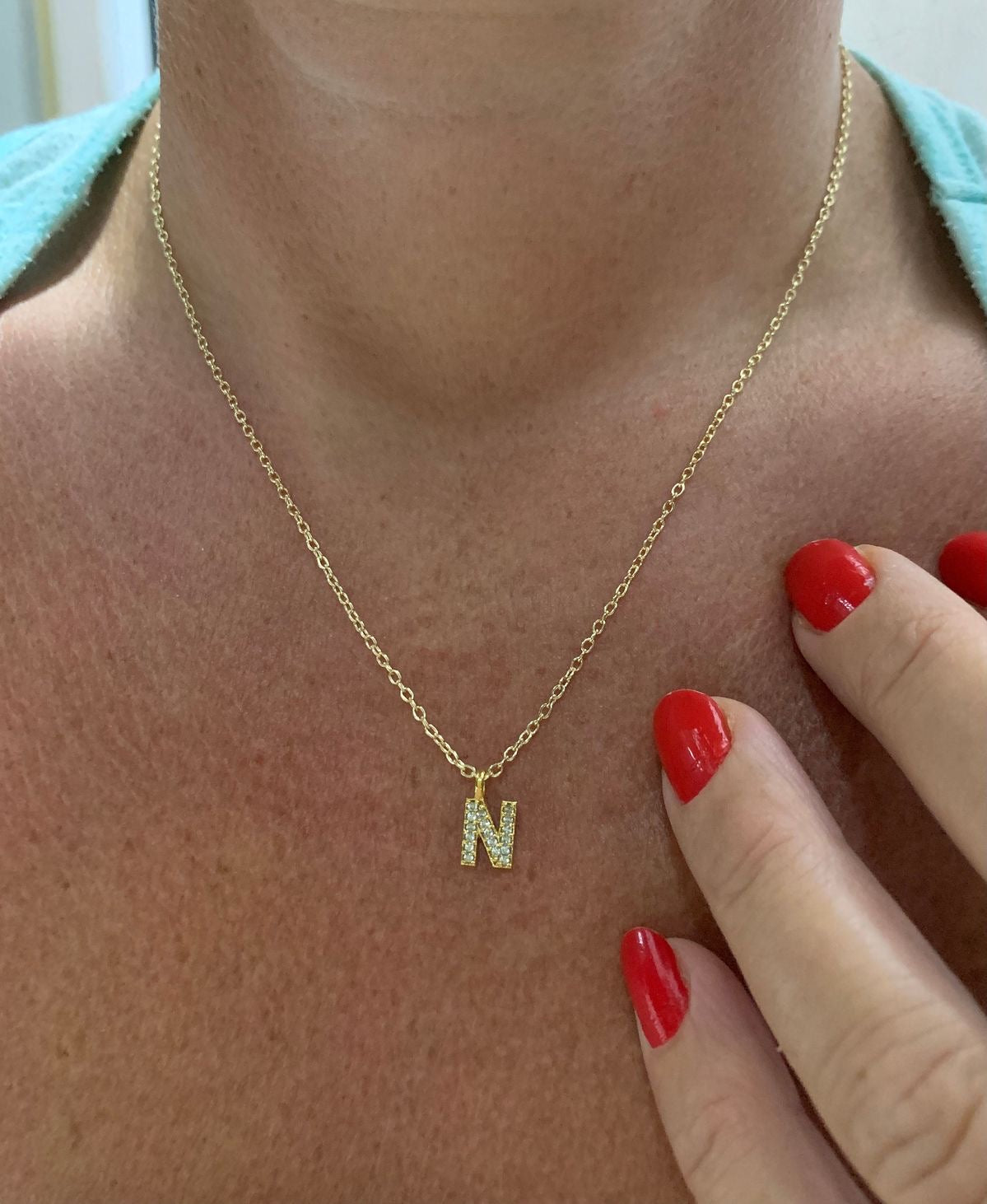 Initial necklace