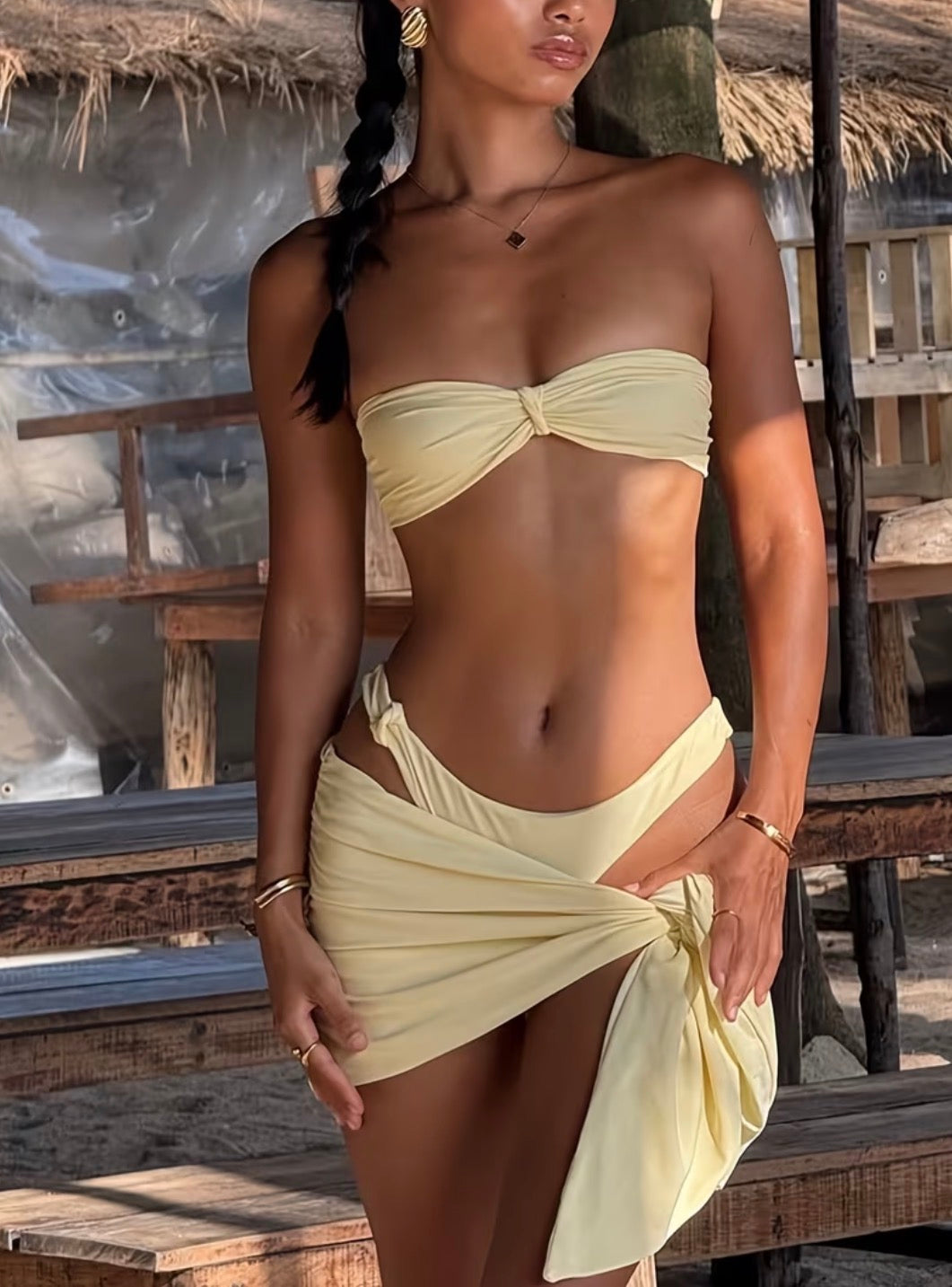 Bikini butter yellow