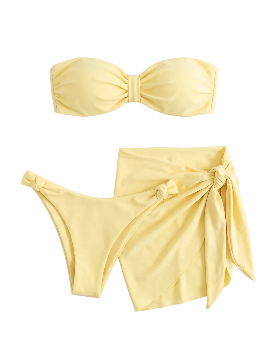 Bikini butter yellow